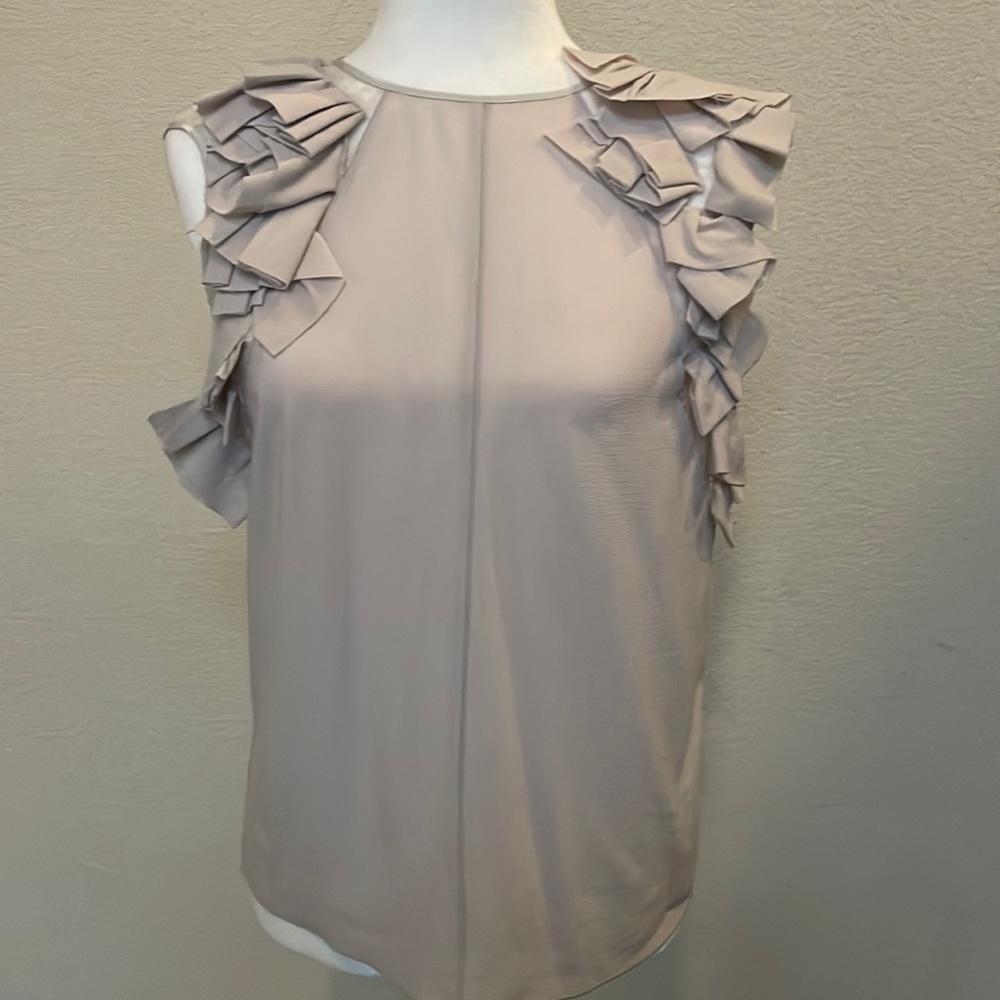 Nina Rocci top blush/beige top